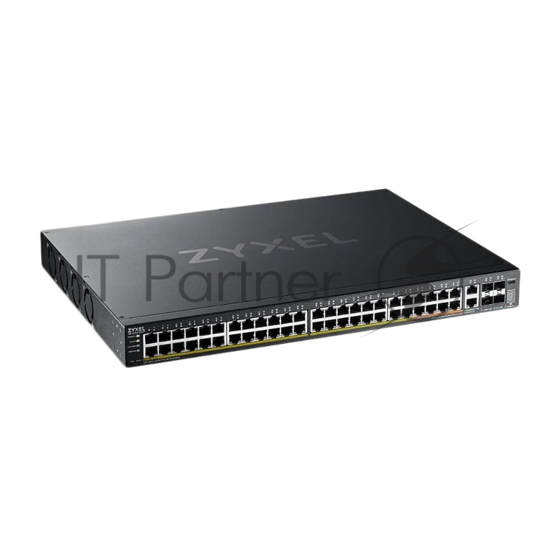 Коммутатор Zyxel NebulaFlex Pro L3 Access XGS2220-54HP, rack 19, 48xRJ-45: 1G PoE+ (8 из них PoE++), 2xRJ-45: 1/2.5/5/10G PoE++, 4xSFP+, бюджет PoE 600 Вт