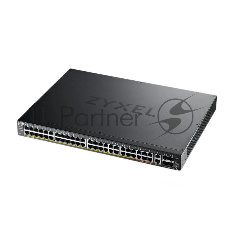Коммутатор Zyxel NebulaFlex Pro L3 Access XGS2220-54HP, rack 19, 48xRJ-45: 1G PoE+ (8 из них PoE++), 2xRJ-45: 1/2.5/5/10G PoE++, 4xSFP+, бюджет PoE 600 Вт