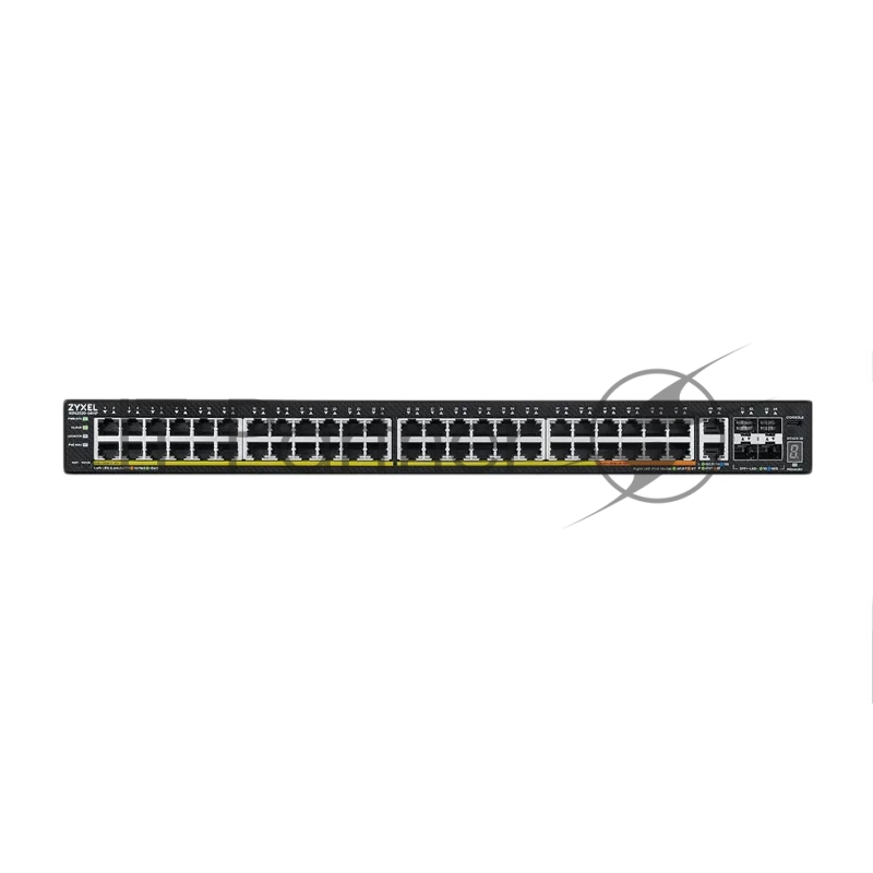 Коммутатор Zyxel NebulaFlex Pro L3 Access XGS2220-54HP, rack 19, 48xRJ-45: 1G PoE+ (8 из них PoE++), 2xRJ-45: 1/2.5/5/10G PoE++, 4xSFP+, бюджет PoE 600 Вт