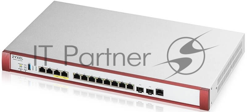Межсетевой экран Zyxel USG FLEX 700H с подпиской Gold на 1 год (AS, AV, CF, IDP/DPI, Sandboxing, SecuReporter), Rack, 2xSFP+ (LAN/WAN), 2xRJ-45: 1/2.5/5/10G PoE+ (LAN/WAN), 2xRJ-45: 1/2.5G (LAN/WAN),