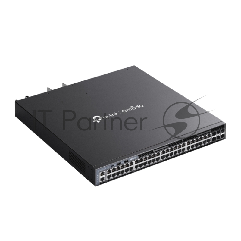 Стекируемый управляемый коммутатор TP-Link SG6654XHP 3го уровня Omada с 48 гигабитными портами PoE+ и 6 портами SFP+