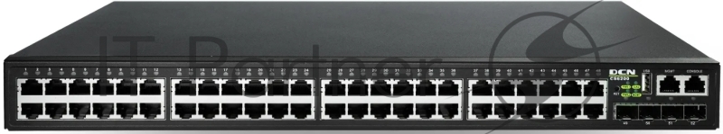 Коммутатор Yunke 10G L3 Switch (48x 10/100/1000Base-T + 4x 10GbE (SFP+)), Default with fixed redundant AC+AC power