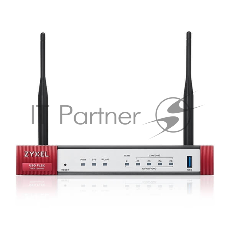 Межсетевой экран Zyxel USG FLEX 50AX, 1xWAN GE, 4xLAN/DMZ GE, Wi-Fi 6 (AX1800), 1xUSB3.0, NebulaFlex **