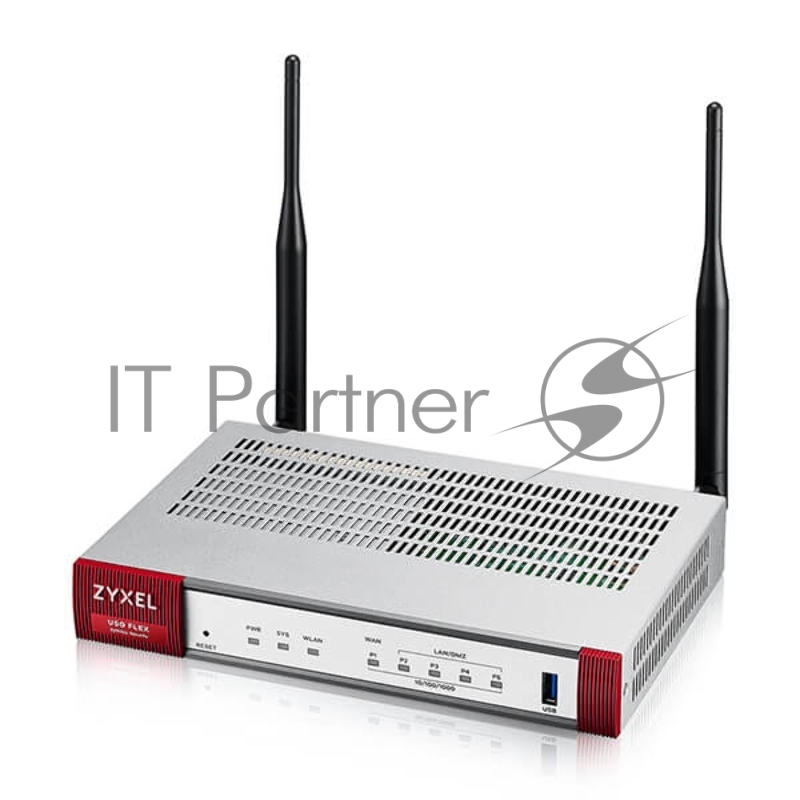 Межсетевой экран Zyxel USG FLEX 50AX, 1xWAN GE, 4xLAN/DMZ GE, Wi-Fi 6 (AX1800), 1xUSB3.0, NebulaFlex **