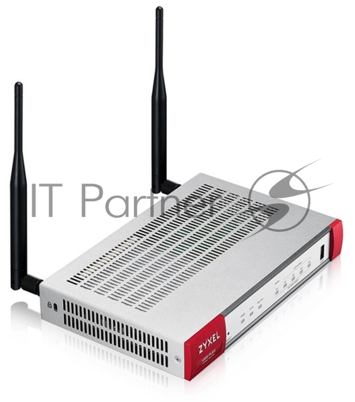 Межсетевой экран и Wi-Fi контроллер Zyxel USG FLEX 100AX, 1xWAN GE, 4xLAN/DMZ GE, Wi-Fi 6 (AX1800), 1xUSB3.0, AP Controller (8/24), NebulaFlex **