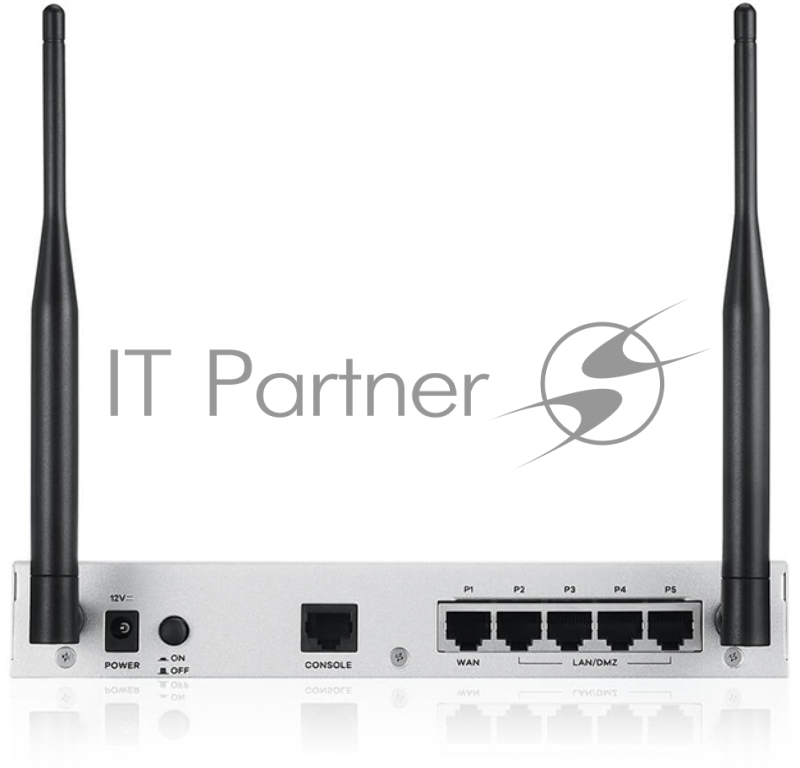 Межсетевой экран и Wi-Fi контроллер Zyxel USG FLEX 100AX, 1xWAN GE, 4xLAN/DMZ GE, Wi-Fi 6 (AX1800), 1xUSB3.0, AP Controller (8/24), NebulaFlex **