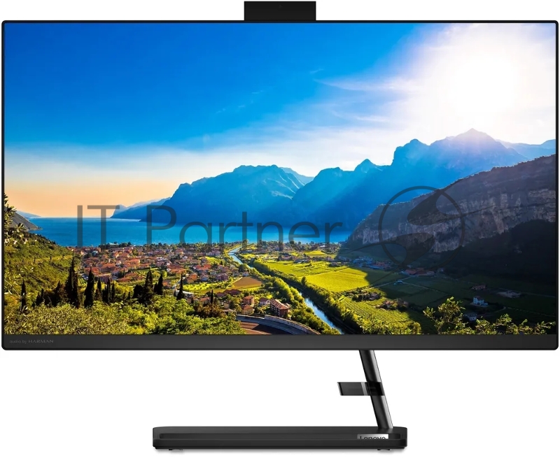 Моноблок Lenovo IdeaCentre AIO 3 27ALC6 27 FHD (1920x1080) IPS 250N, Ryzen 7 7730U, 2x8GB DDR4 3200, 512GB SSD M.2, Radeon Graphics, WiFi, BT, 5.0 Cam, Wireless KB&Mouse, NoOS, Black, 1Y