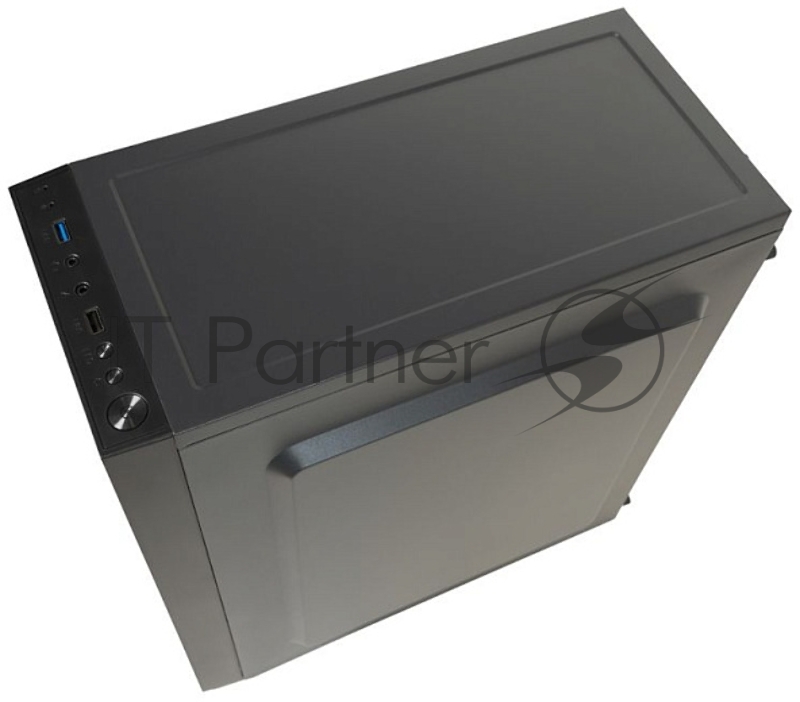 Корпус ATX Filum S17 черный, без БП, RGB strip, USB 3.0