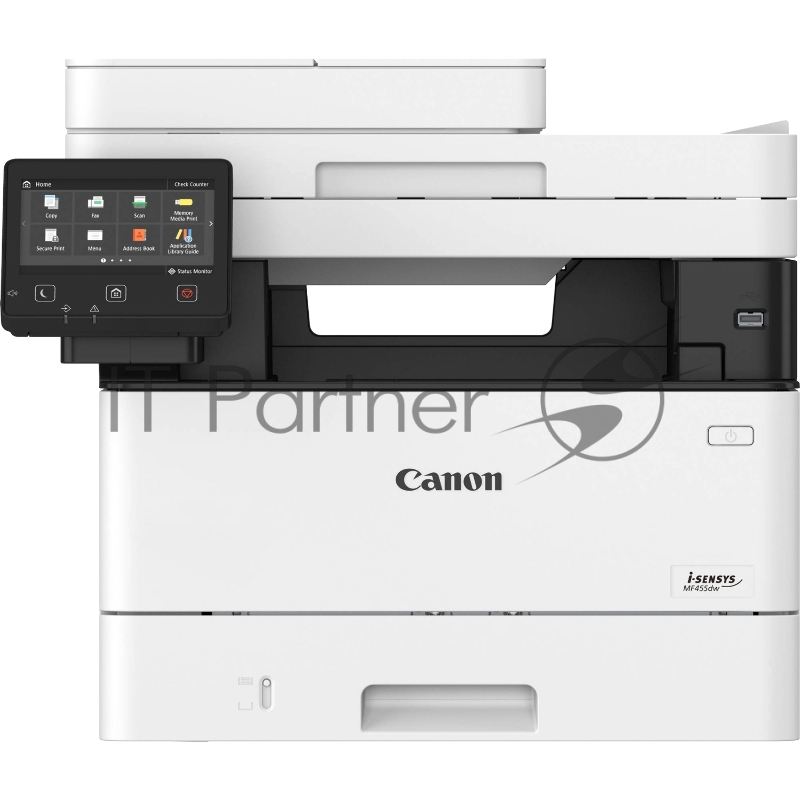 МФУ лазерный Canon i-SENSYS MF455dw, (5161C006/5161C016) (A4, принтер/копир/сканер/факс, 1200dpi, 38ppm, 1Gb, DADF50, Duplex, WiFi, Lan, USB)