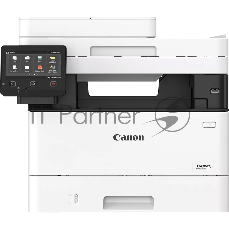МФУ лазерный Canon i-SENSYS MF455dw, (5161C006/5161C016) (A4, принтер/копир/сканер/факс, 1200dpi, 38ppm, 1Gb, DADF50, Duplex, WiFi, Lan, USB)
