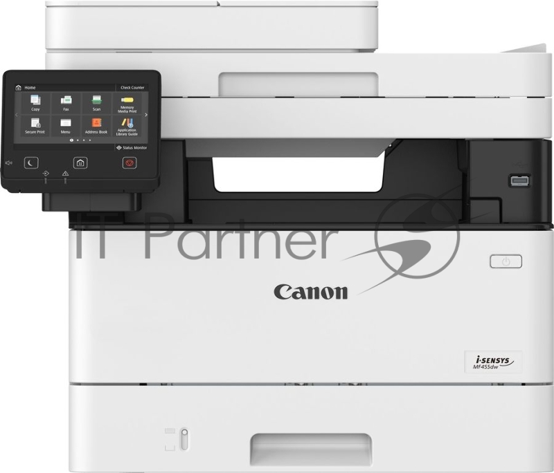 МФУ лазерный Canon i-SENSYS MF455dw, (5161C006/5161C016) (A4, принтер/копир/сканер/факс, 1200dpi, 38ppm, 1Gb, DADF50, Duplex, WiFi, Lan, USB)
