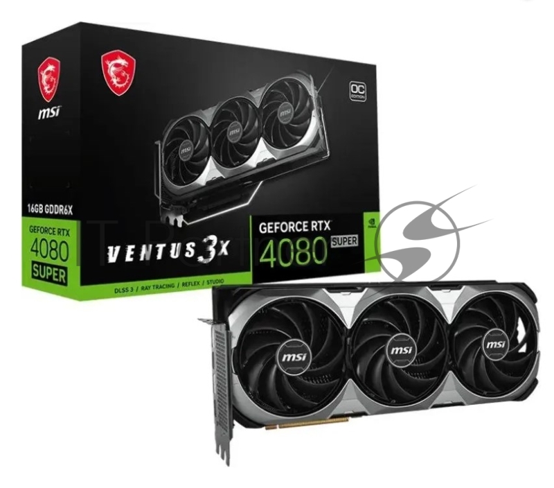 Видеокарта MSI NVIDIA GeForce RTX 4080 16 Гб GDDR6X 256 бит PCI-E 4.0 GPU 2565 МГц Активный 1xВыход HDMI 3xВыход DisplayPort 4080SUPER16GGAMTRIO