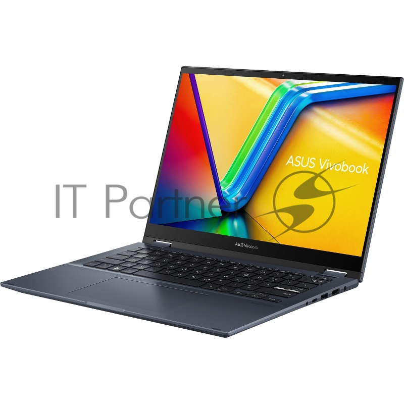 Ноутбук ASUS TP3402VA-LZ350W flip 14(1920x1200 (матовый) IPS)/Touch/Intel Core i5 1335U(1.3Ghz)/16384Mb/512PCISS UHD Graphics/Cam/BT/WiFi/50WHr/war 1y/1.5kg/Quiet Blue/Win11Home + NumberPad стилус