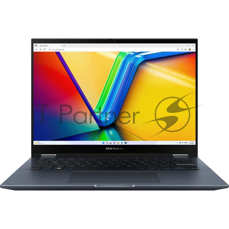 Ноутбук ASUS TP3402VA-LZ350W flip 14(1920x1200 (матовый) IPS)/Touch/Intel Core i5 1335U(1.3Ghz)/16384Mb/512PCISS UHD Graphics/Cam/BT/WiFi/50WHr/war 1y/1.5kg/Quiet Blue/Win11Home + NumberPad стилус