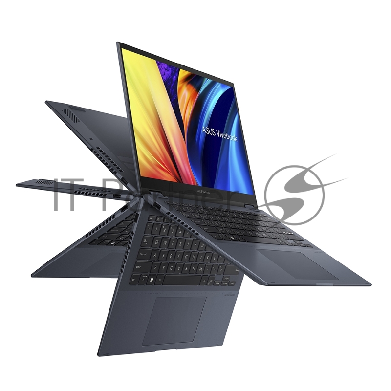 Ноутбук ASUS TP3402VA-LZ350W flip 14(1920x1200 (матовый) IPS)/Touch/Intel Core i5 1335U(1.3Ghz)/16384Mb/512PCISS UHD Graphics/Cam/BT/WiFi/50WHr/war 1y/1.5kg/Quiet Blue/Win11Home + NumberPad стилус