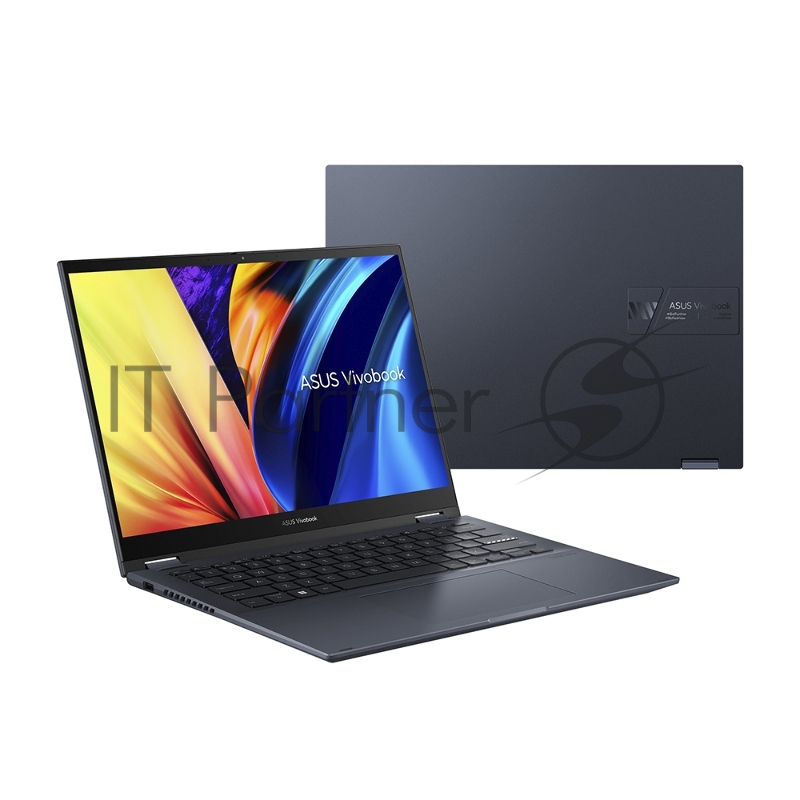 Ноутбук ASUS TP3402VA-LZ350W flip 14(1920x1200 (матовый) IPS)/Touch/Intel Core i5 1335U(1.3Ghz)/16384Mb/512PCISS UHD Graphics/Cam/BT/WiFi/50WHr/war 1y/1.5kg/Quiet Blue/Win11Home + NumberPad стилус