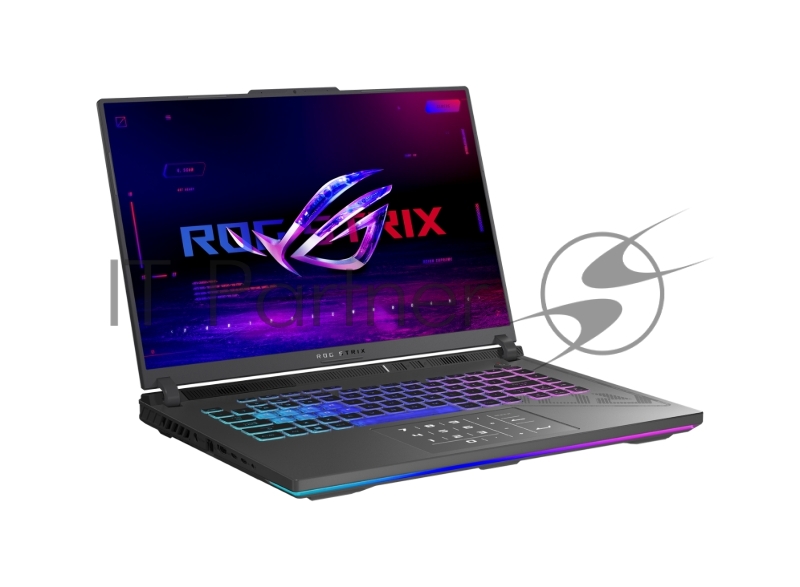 Ноутбук ASUS ROG Strix G16 G614JV-N4190 16(2560x1600 (матовый, 240Hz, 3ms) IPS)/Intel Core i7 13650HX(2.6Ghz)/16384Mb/512PCI GeForce RTX4060(8192Mb)/Cam/BT/WiFi/90 1y/2.5kg/Eclipse Gray/DOS
