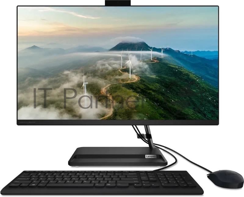 Моноблок Lenovo IdeaCentre AIO 3 27IAP7 27 FHD (1920x1080) IPS 250N, i5-13420H, 2x8GB SO-DIMM DDR4-3200, 512GB SSD M.2, Intel UHD, WiFi6, BT, 0.5MP Cam, USB KB&Mouse, NoOS, Black, 1Y