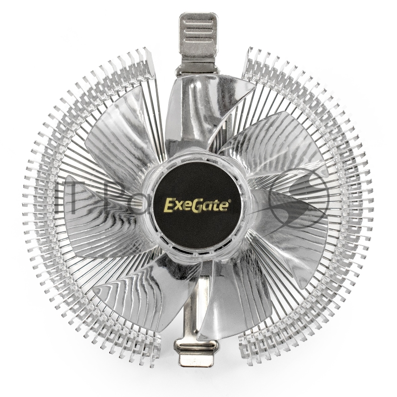 Кулер ExeGate Wizard EE91-PWM.RED (Al, LGA775/1150/1151/1155/1156/120 TDP 75W, Fan 90mm, PWM, 800-2400RPM, Hydro bearing, 4pin, 11-24db, 215г, красная подсветка, с термопастой, на защелках, Co