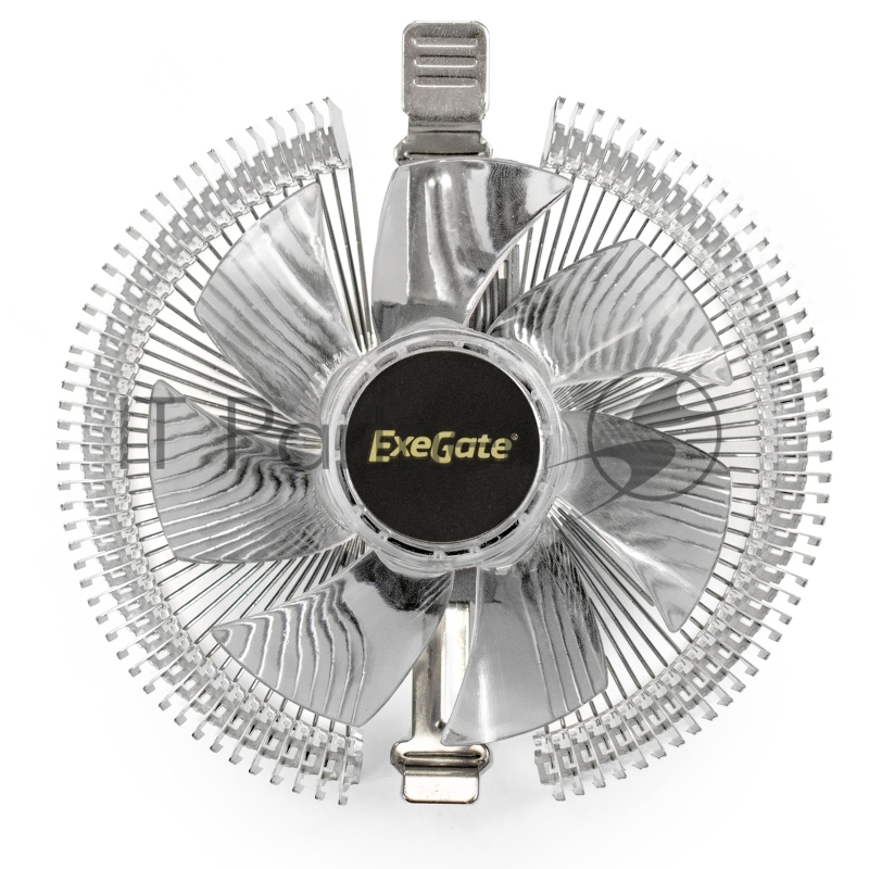 Кулер ExeGate Wizard EE91-PWM.RED (Al, LGA775/1150/1151/1155/1156/120 TDP 75W, Fan 90mm, PWM, 800-2400RPM, Hydro bearing, 4pin, 11-24db, 215г, красная подсветка, с термопастой, на защелках, Co