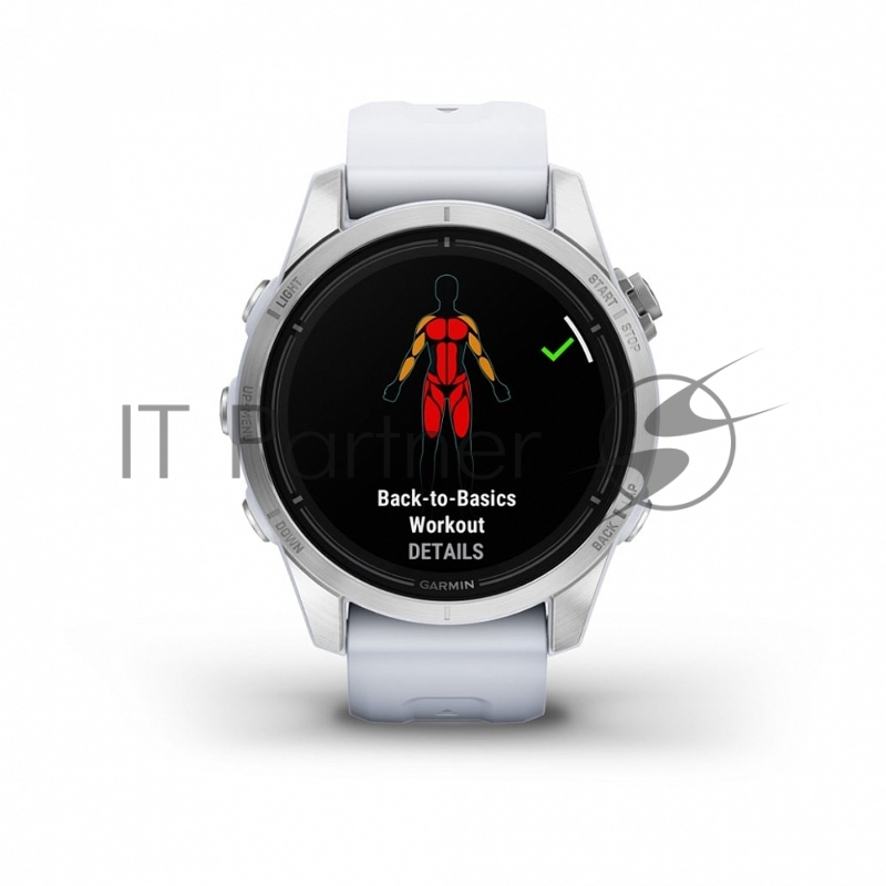 Часы Garminn EPIX PRO g2 42mm SS Whitestone 010-02802-01 26219 753759317959