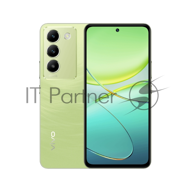 Смартфон VIVO V30 Lite Green, 17,01 см (6.67) 2400 x 1080, 2,8 ГГц+1,9 ГГц, 8 Core, 8GB RAM, 128GB, 1 ТБ, 50 МП + 2 МП/8Mpix, 2 Sim, 2G, 3G, LTE, BT v5.0, Wi-Fi, NFC, GPS, Type-C, 5000mAh, Android 14, 196 г, 163,17 ммx75,85 ммx7,95 мм