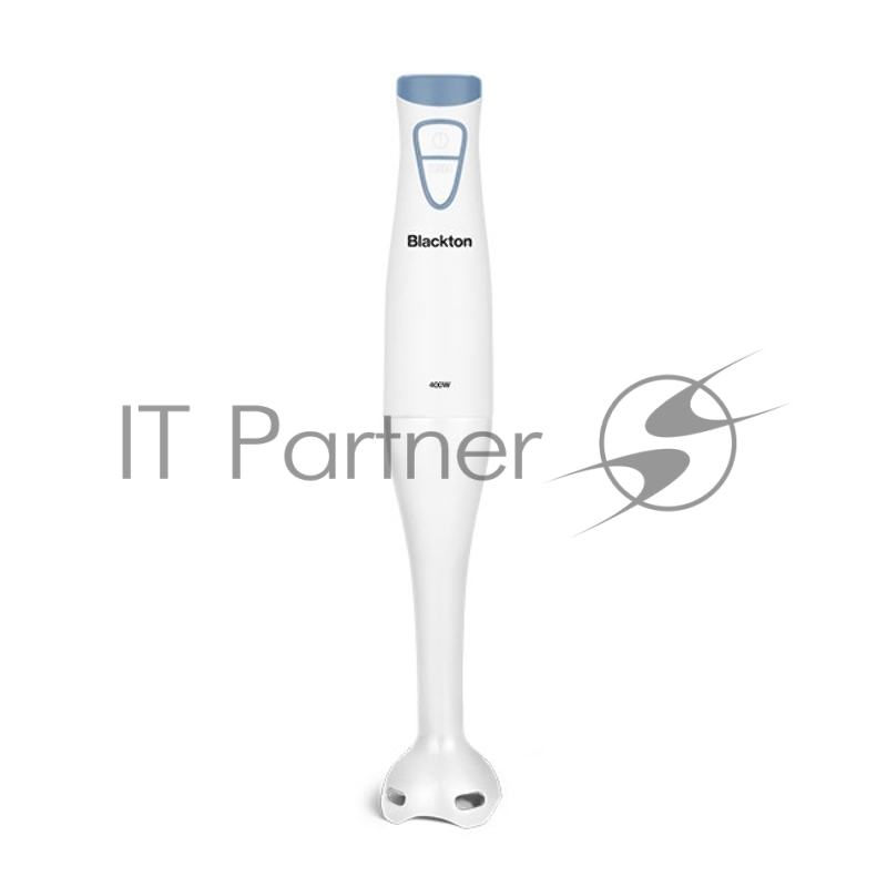 Ручной блендер Blackton Bt HB400P White-Blue. Мощность:400Вт/Турборежим/Скор вращения до 14000 об/мин/Низкий уровен шума/Легкий и эргономичный/Петля для подвешивания/ Электропитания:220-240 В 50-60 Гц/S-образный нож для измельчения и смешивания