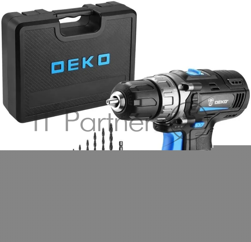 Дрель-шуруповерт Deko DKCD12V PRO 12Вт аккум. патрон:быстрозажимной (кейс в комплекте) (083-1007)