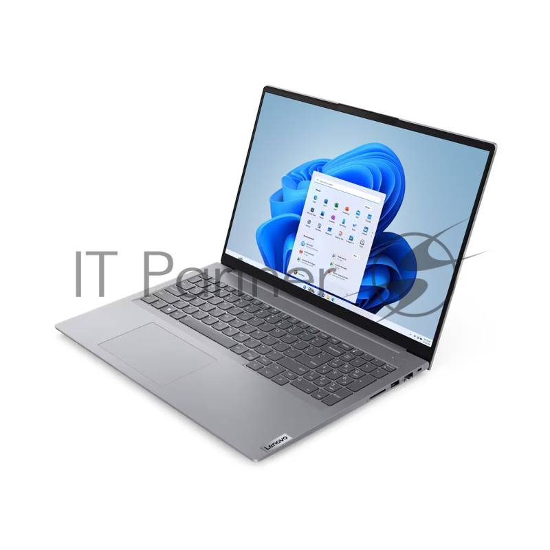 Ноутбук Lenovo ThinkBook 16 G6 IRL 16 WUXGA (1920x1200) IPS AG 300N, i5-1335U 1.3GHz, 1x16GB DDR5 5200, 512GB SSD M.2, Intel UHD, WiFi 6, BT, FPR, FHD Cam, 45Wh, 65W USB-C, Win 11 Pro, 1Y, 1.7kg