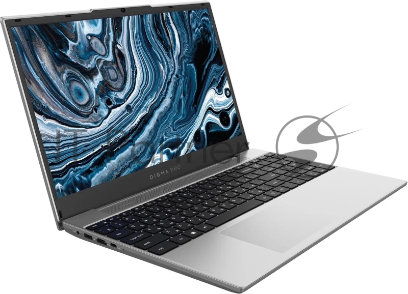 Ноутбук Digma Pro Breve Ryzen 5 5500U 8Gb SSD512Gb AMD Radeon 15.6 IPS FHD (1920x1080) Windows 11 Professional silver WiFi BT Cam 4500mAh (DN15R5-8DXW03)