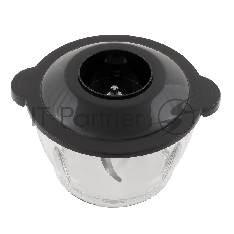 Чоппер электрический GALAXY LINE GL 2363, черный, стеклянная чаша 1,5 л, 500 Вт, двойной нож из нержавеющей стали, 2 скорости, резиновое основание, препятствующее скольжению, защита от перегрева