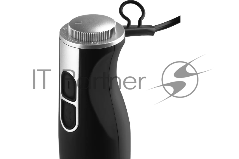 Блендер GALAXY LINE GL 2166, черный с серебристым, погружной, 800 Вт, 15000 об/мин, четырехлопастный нож, медный двигатель DC, защита от разбрызгивания, мерный стакан 500 мл, книга рецептов