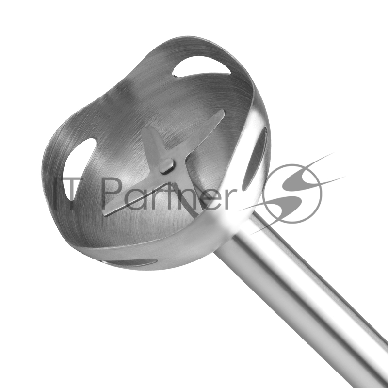 Блендер GALAXY LINE GL 2147, черный с серебристым, погружной, 800 Вт, 15 000 об/мин, плавная регулировка скорости + режим «ТУРБО», насадка из нержавеющей стали AISI 304, медный двигатель DC, защита от разбрызгивания, книга рецептов