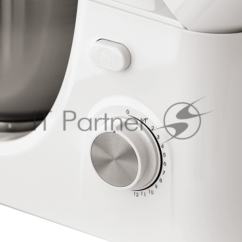 Миксер GALAXY LINE GL 2231, белый, планетарный, 700 Вт, 12 скоростей, большая чаша из нерж. стали 4 л, 3 сменные насадки: насадка-венчик из нерж. стали AISI 304 для взбивания, насадка из литого алюминия для перемешивания ингредиентов, насадка из лито