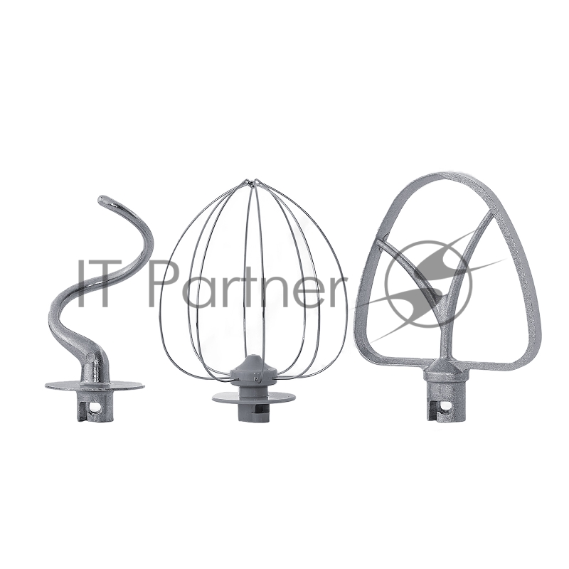 Миксер GALAXY LINE GL 2231, белый, планетарный, 700 Вт, 12 скоростей, большая чаша из нерж. стали 4 л, 3 сменные насадки: насадка-венчик из нерж. стали AISI 304 для взбивания, насадка из литого алюминия для перемешивания ингредиентов, насадка из лито