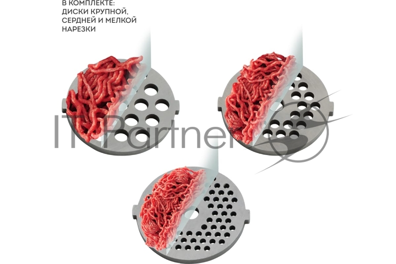 Мясорубка электрическая GALAXY LINE GL 2419, черный, 1600 Вт, производительность 1,5 кг в мин, функция «Реверс», защита двигателя от перегрузки, металлический лоток для мяса, три диска для приготовления фарша - 3 мм, 5 мм и 7 мм, насадки для приготов