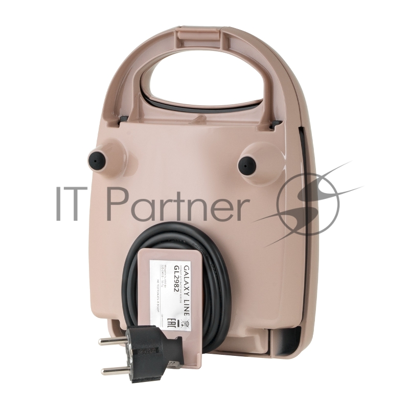 Прибор для выпечки кексов GALAXY LINE GL 2982, персиковый, с несъемными пластинами, 650 Вт, антипригарное покрытие рабочей поверхности, теплоизолированный корпус, противоскользящие ножки, легкая очистка, индикатор нагрева