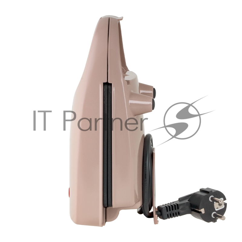 Прибор для выпечки кексов GALAXY LINE GL 2982, персиковый, с несъемными пластинами, 650 Вт, антипригарное покрытие рабочей поверхности, теплоизолированный корпус, противоскользящие ножки, легкая очистка, индикатор нагрева