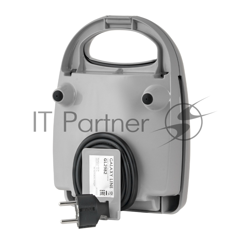 Прибор для выпечки пончиков GALAXY LINE GL 2983, серый, с несъемными пластинами, 650 Вт, антипригарное покрытие рабочей поверхности, теплоизолированный корпус, противоскользящие ножки, легкая очистка, индикатор нагрева