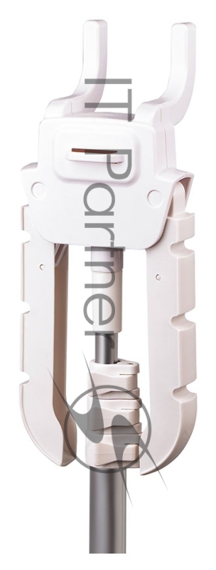 Отпариватель GALAXY LINE GL 6211, белый с фиолетовым, стационарный, 2000 Вт, объем контейнера для воды 1,7 л, 3 режима отпаривания, время нагрева до 50 с, время непрерывной работы 46±5 мин, выход пара 35±5 г/мин, температура пара 98 °С, автоотключени