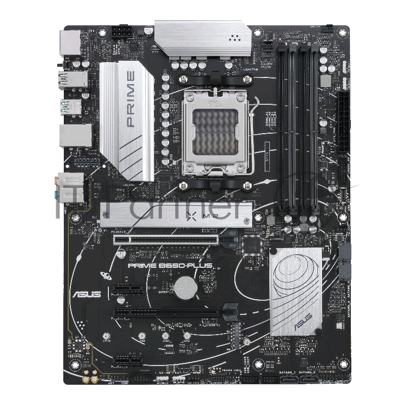 Материнская плата ASUS PRIME B650-PLUS, Socket AM5, B650, 4*DDR5, HDMI+DP, 4xSATA3 + RAID, M2, Audio, Gb LAN, USB 3.2, USB 2.0,ATX 90MB1BS0-M0EAYC