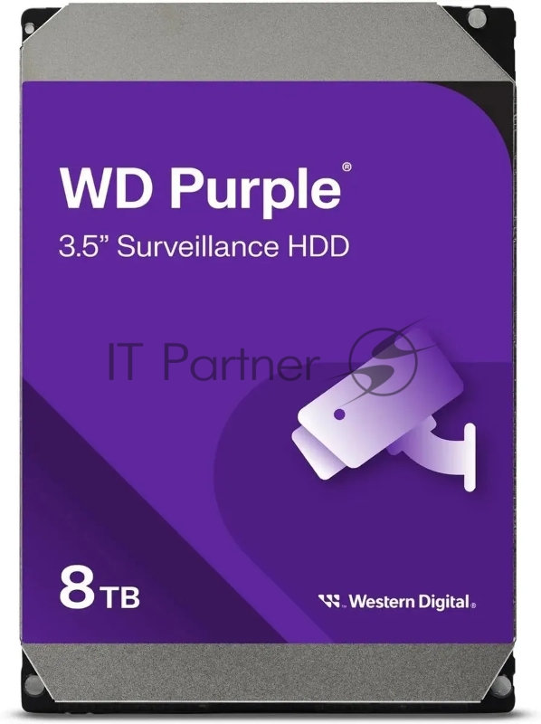 Жесткий диск 8TB WD Purple (WD85PURZ) {Serial ATA III, 5640- rpm, 256Mb, 3.5}