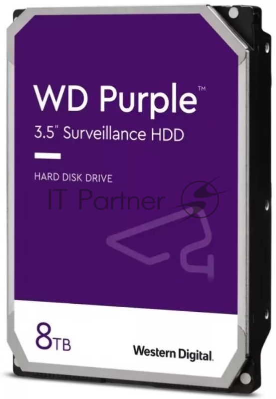 Жесткий диск 8TB WD Purple (WD85PURZ) {Serial ATA III, 5640- rpm, 256Mb, 3.5}