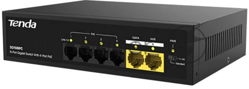 Коммутатор TENDA SG106PC 6PORT 10/100/1000M