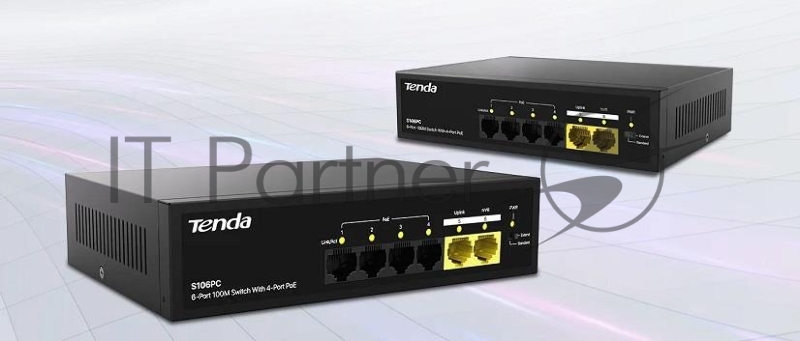 Коммутатор TENDA S106PC 6PORT 100M