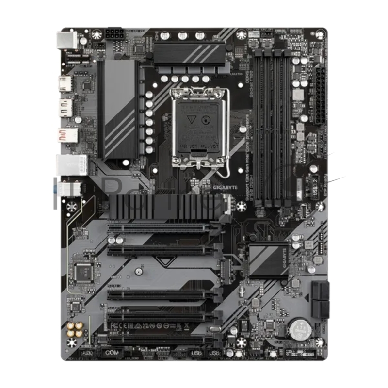Материнская плата GIGABYTE H610M H V2, LGA1700, H610, 2*DDR5, 4*SATA, 1*M.2, 2*USB 3.2, 4*USB 2.0, 1*PCIx16, 1*PCIx1, D-Sub+HDMI, mATX