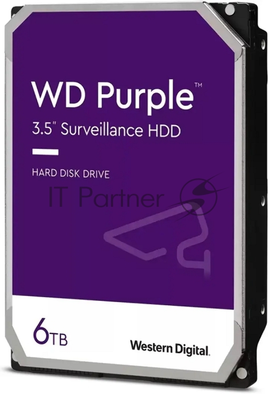Жесткий диск 6TB WD Purple (WD63PURU) {Serial ATA III, 5400- rpm, 256Mb, 3.5}