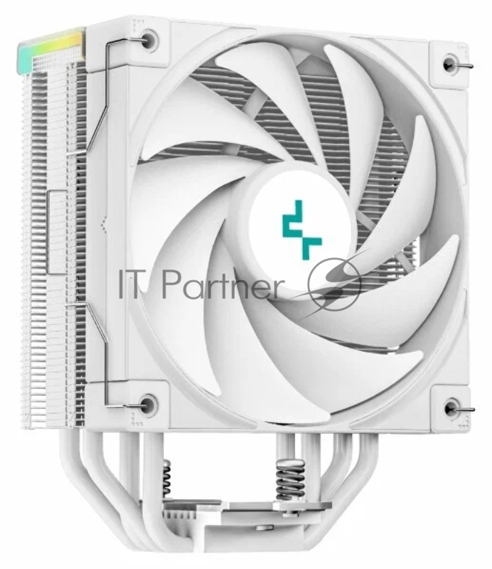 Кулер DEEPCOOL AK400 DIGITAL WH LGA1700/1200/115X/AM5/AM4 (18шт/кор, TDP 260W, PWM, Fan 120mm, 4 тепл. трубки, ARGB, белый) RET