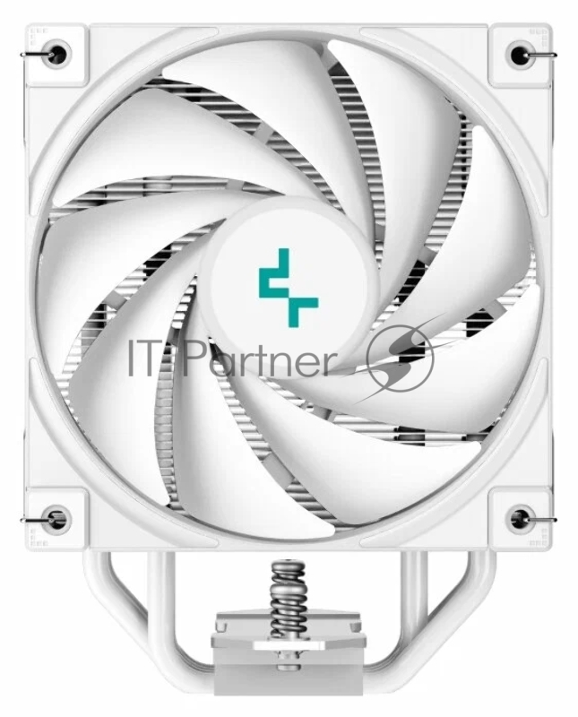 Кулер DEEPCOOL AK400 DIGITAL WH LGA1700/1200/115X/AM5/AM4 (18шт/кор, TDP 260W, PWM, Fan 120mm, 4 тепл. трубки, ARGB, белый) RET