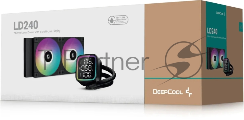 Система водяного охлаждения Deepcool LD240 ARGB Soc-AM5/AM4/1151/1200/1700 черный 4-pin 38.71dB Al 1476gr Ret
